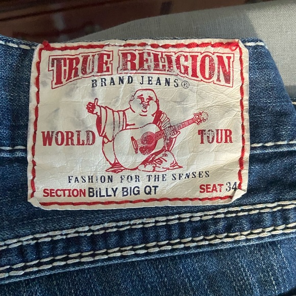 True Religion Men’s Billy Big QT jeans size 30 - Picture 4 of 10